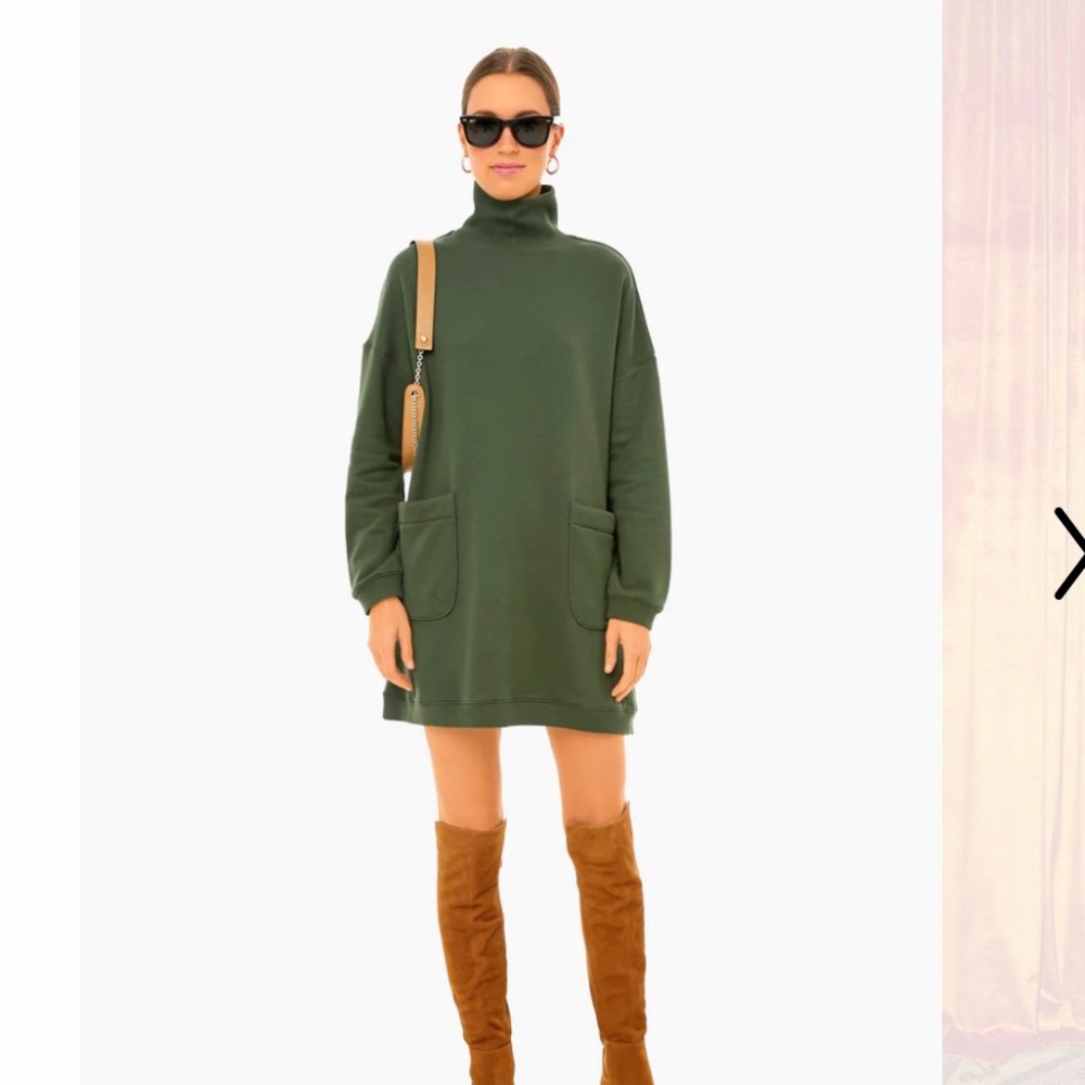 NWOT Green Sweater Dress